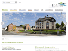 Tablet Screenshot of lahnau.de